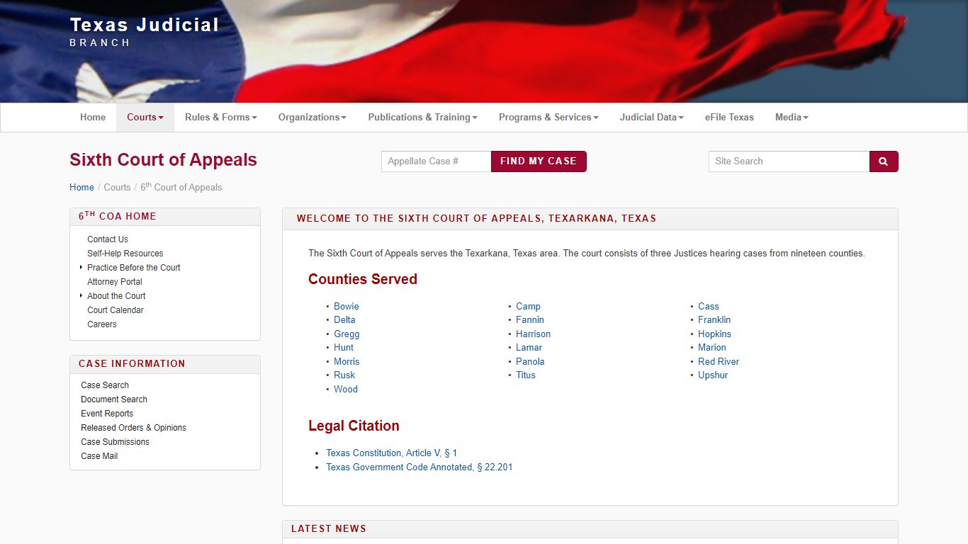 TJB | 6th COA - txcourts.gov